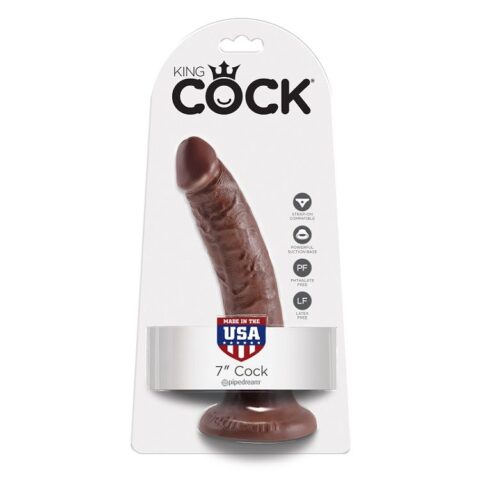 7 Gode chocolat 17.8 CM — KING COCK
