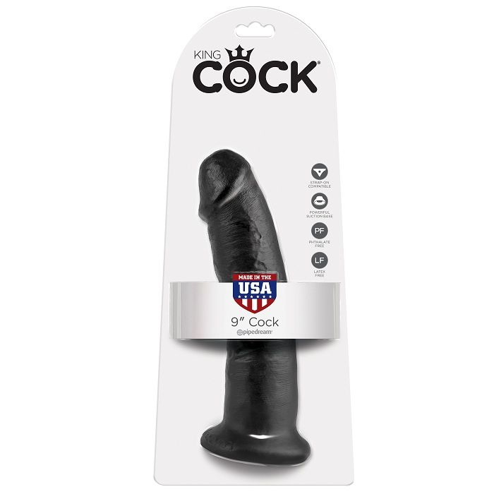 9 Gode noir 22.9 CM — KING COCK, vue 2