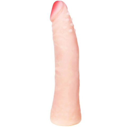 Gode en silicone réaliste au toucher de la peau 19 CM couleur aléatoire de la boîte — BAILE