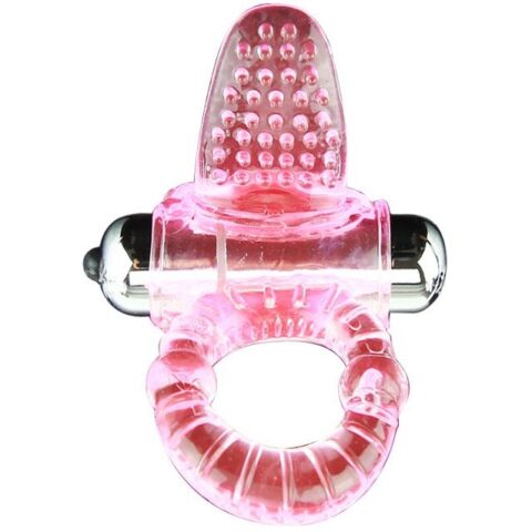 Anneau pénis vibrateur rose sweet ABS 10 rythmes — BAILE
