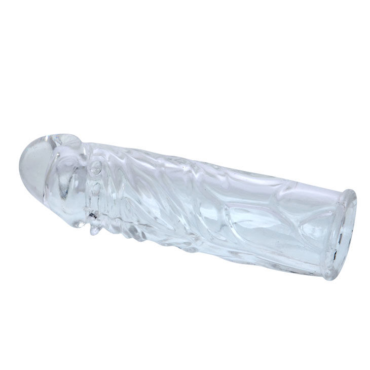 Housse de pénis en silicone stimulante rose 13 CM — BAILE, vue 6