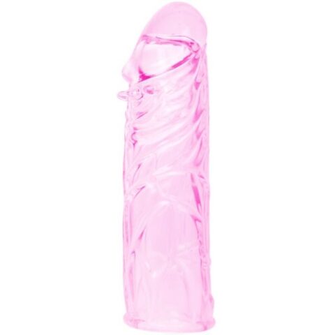 Housse de pénis en silicone stimulante rose 13 CM — BAILE