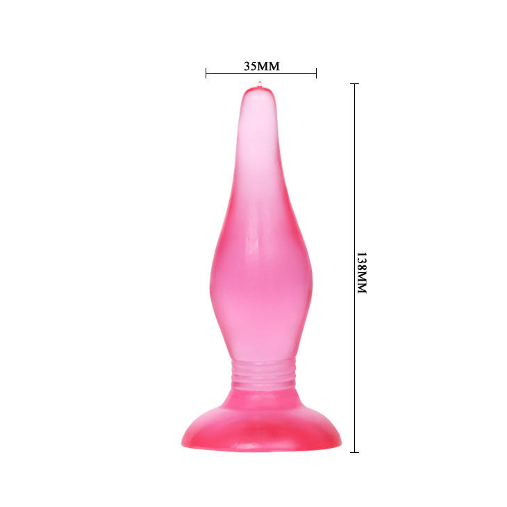 Plug anal soft touch lilas 14.2 CM — BAILE, vue 4