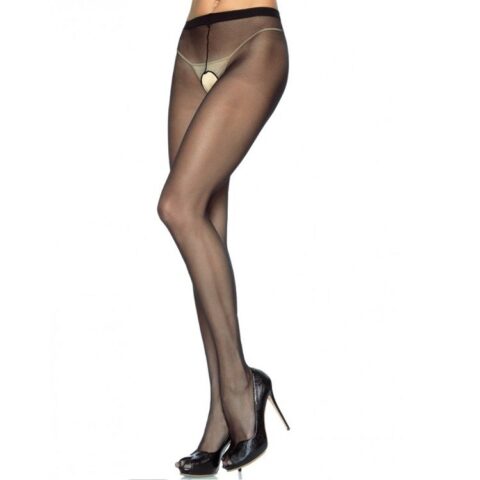 Culotte en nylon avec ouverture lentrejambe plus — LEG AVENUE