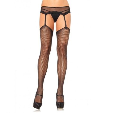 Bas NET sans silicone auto-adhésif supérieur — LEG AVENUE