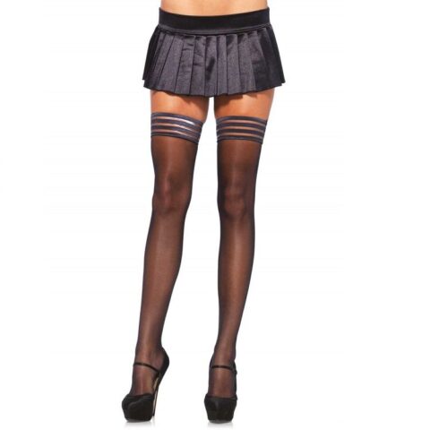 Collant avec 4 ajustements en silicone — LEG AVENUE