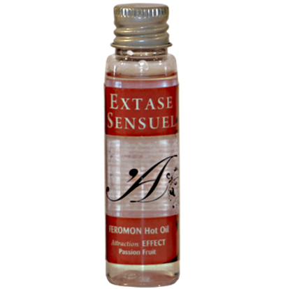 Huile de massage effet thermique aux phéromones de fruits de la passion voyage 35 ML — EXTASE SENSUAL
