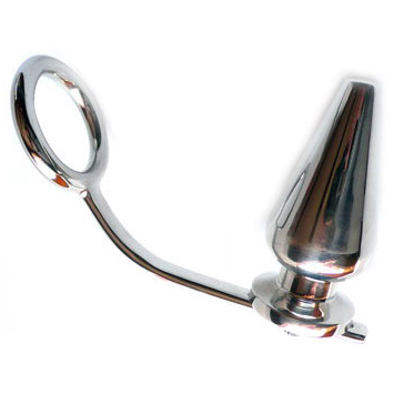 Anneau en acier avec plug anal 45 X 50MM — METAL HARD, vue 2
