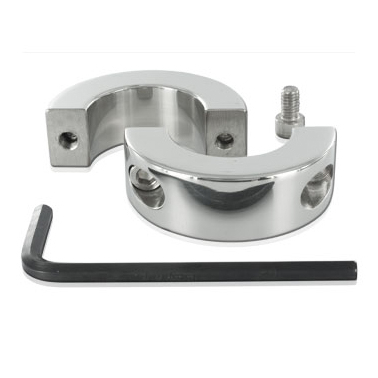 Anneau testicule en acier inoxydable 40MM — METAL HARD, vue 2