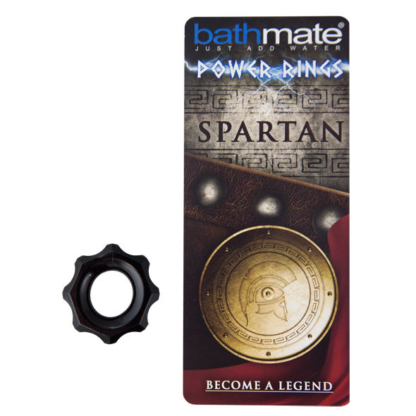 Anneau pénis noir spartan — BATHMATE, vue 2