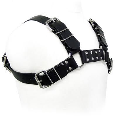 Harnais bull DOG noir — LEATHER BODY