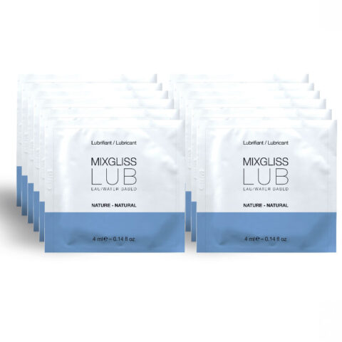 Lubrifiant naturel base d'eau 12 unidose 4 ML — MIXGLISS