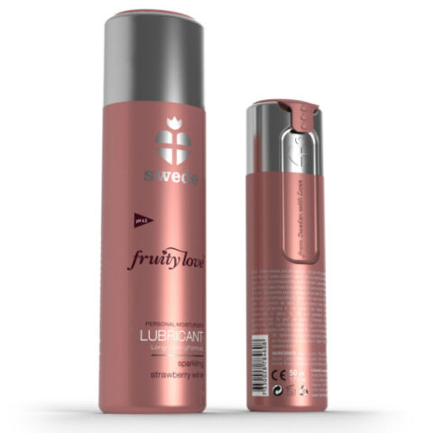 Fruity love lubrifiant VIN mousseux fraise 50 ML — SWEDE