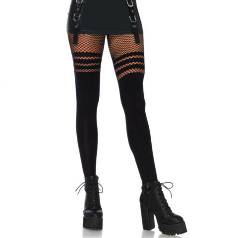 Pantyhouse rayures fisnhet — LEG AVENUE