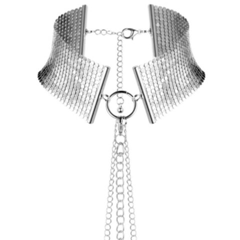 Désir métallique collier métallisé argent — BIJOUX INDISCRETS