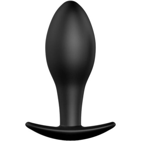 Plug anal ancre en silicone 8.5 CM noir — PRETTY LOVE