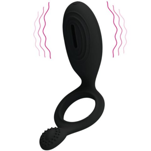 Ethel anneau vibrant avec stimulateur — PRETTY LOVE
