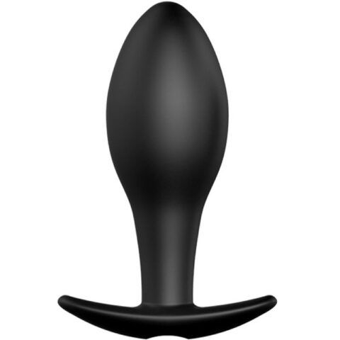 Plug anal forme dancre silicone 12 modes de vibration noir — PRETTY LOVE