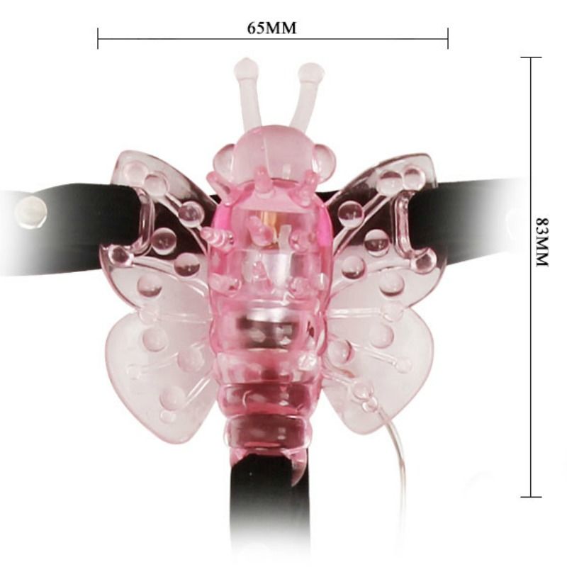 Harnais avec papillon vibrant multivitesses — BAILE, vue 5