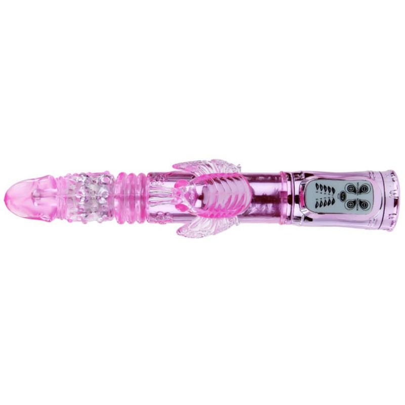 Vibrateur rechargeable avec stimulateur de papillon rotation et throbbing — BAILE, vue 4