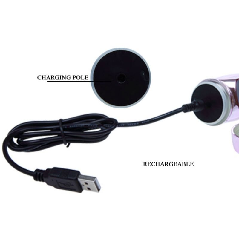 Vibrateur rechargeable avec stimulateur de papillon rotation et throbbing — BAILE, vue 7