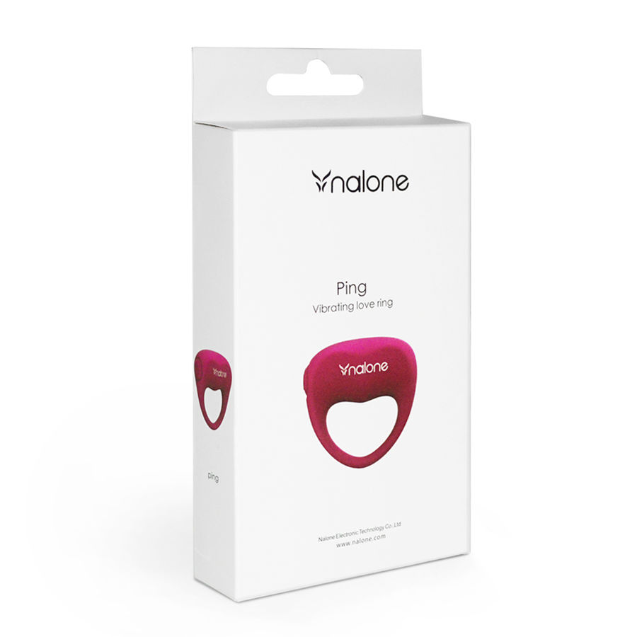 Anneau vibrant rose vibrant love — NALONE, vue 3