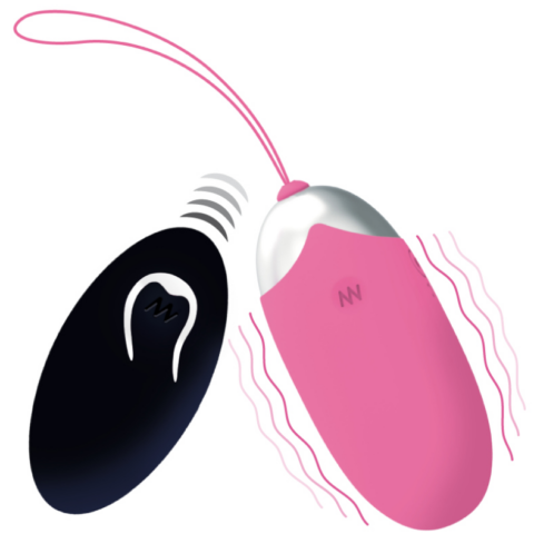 Oeuf vibrant flippy II avec télécommande rose — INTENSE
