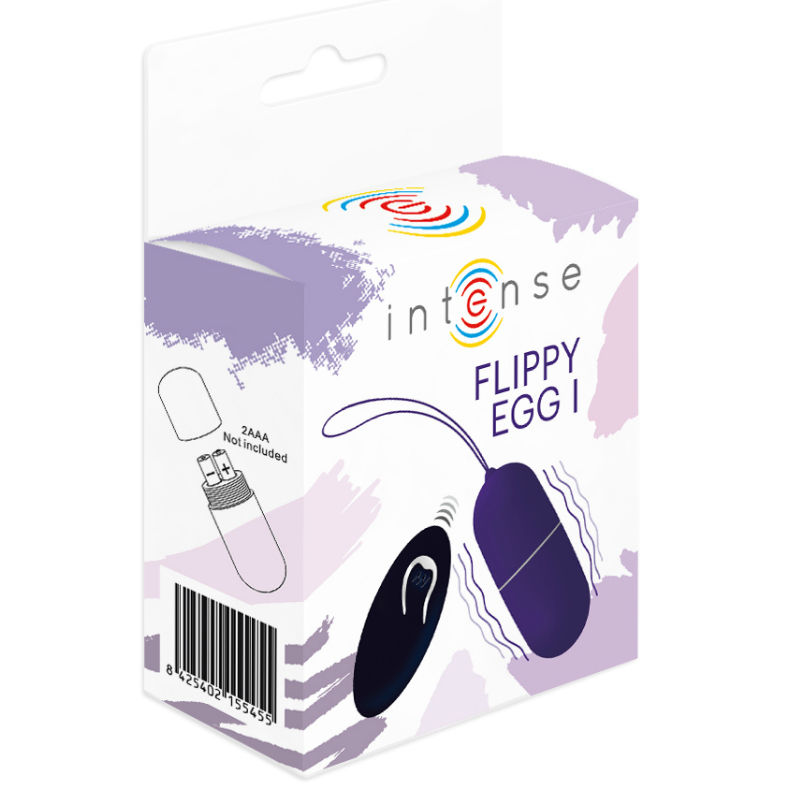 Oeuf vibrant flippy I avec télécommande violet — INTENSE, vue 5