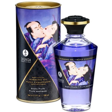 Huile de massage effet thermique saveur fruits exotiques 100 ML — SHUNGA