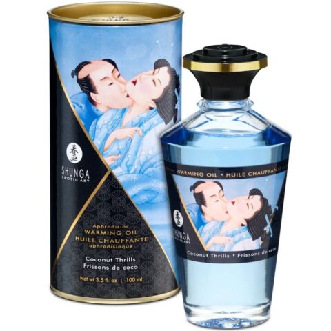Huile de massage effet chaleur saveur coco 100 ML — SHUNGA