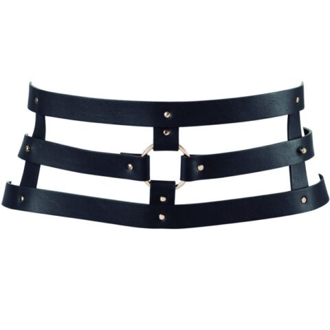 Ceinture labyrinthe avec bracelet noir — BIJOUX INDISCRETS