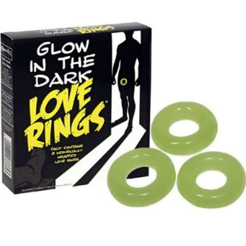 Pack 3 anneaux fluorescents