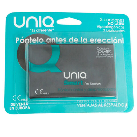 Smart latex free pre-erection condoms 3 units
