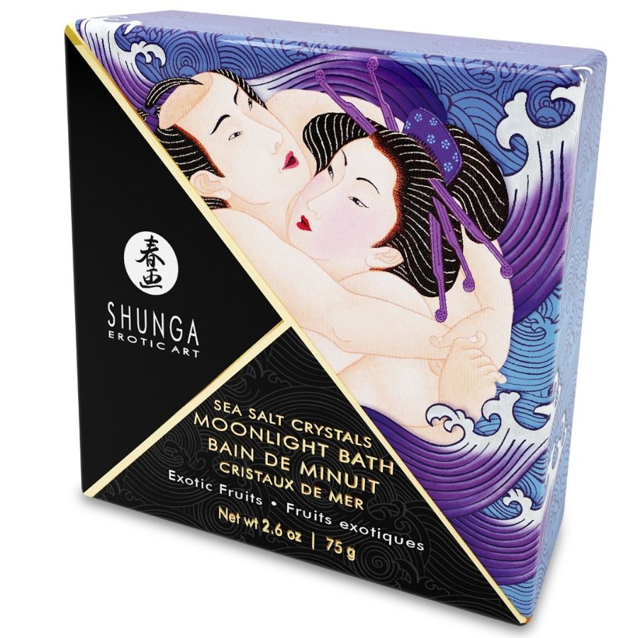 Sels de bain a goût violet exotique 75 GR — SHUNGA