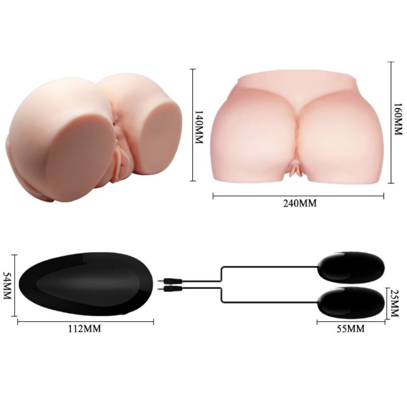 Vagin et anus réalistes avec vibration — CRAZY BULL, vue 9