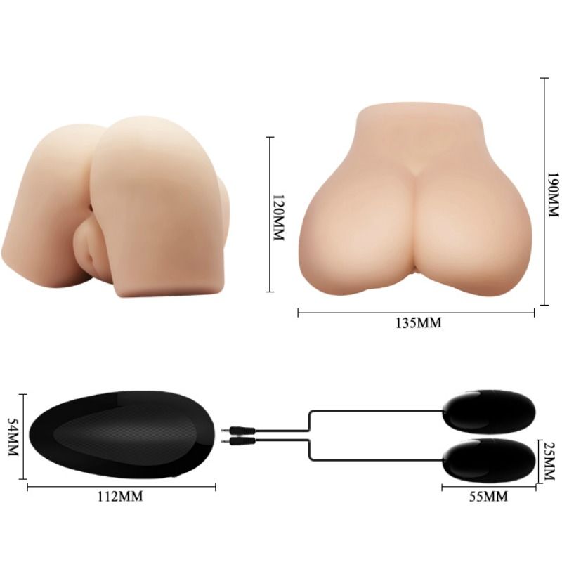 Vagin et anus réalistes avec position de vibration 4 — CRAZY BULL, vue 9