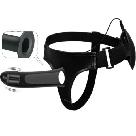 Vito strap ON avec gode creux et vibration 17.3 CM — PRETTY LOVE
