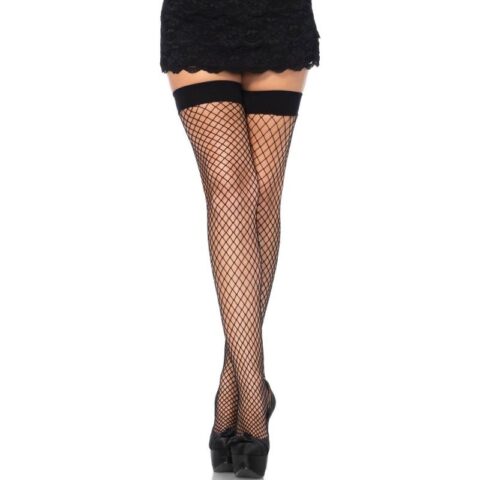 Cuisses résille noir taille unique — LEG AVENUE