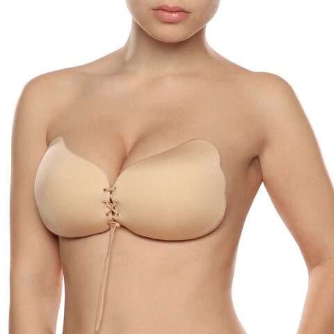 Lace-it renforcement push-up beige bonnet D — BYE-BRA