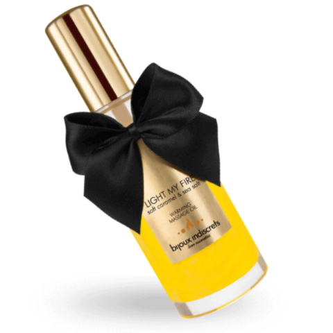 Huile de massage effet chaleur arôme caramel — BIJOUX INDISCRETS