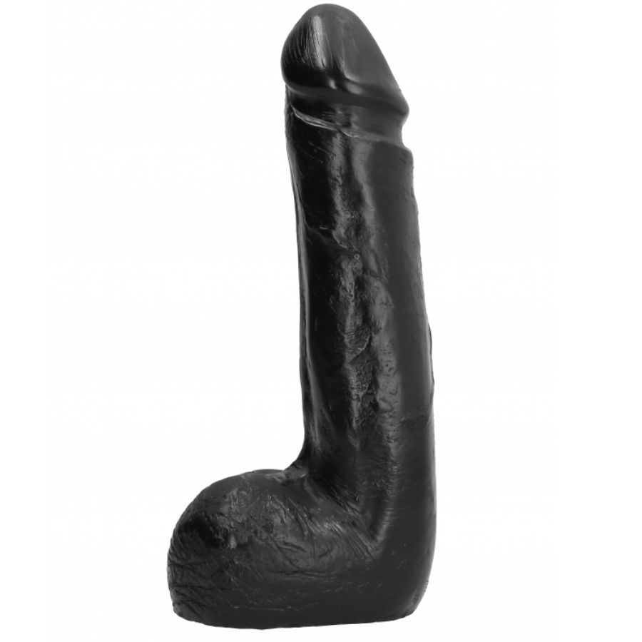 Gode réaliste noir doux 20 CM — ALL BLACK, vue 2