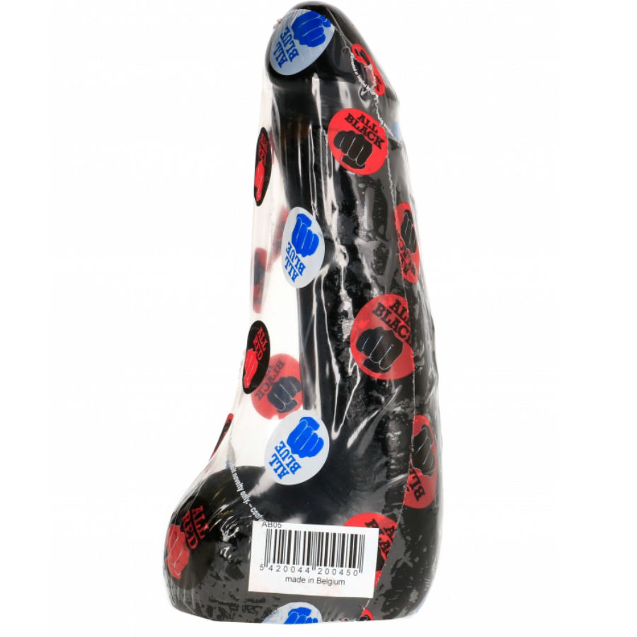 Gode réaliste noir doux 20 CM — ALL BLACK, vue 3