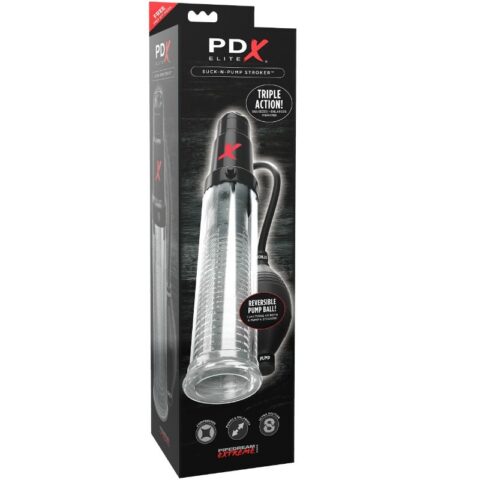 Suck N pump stroker masturbateur vibrant pompe d'aspiration — PDX ELITE