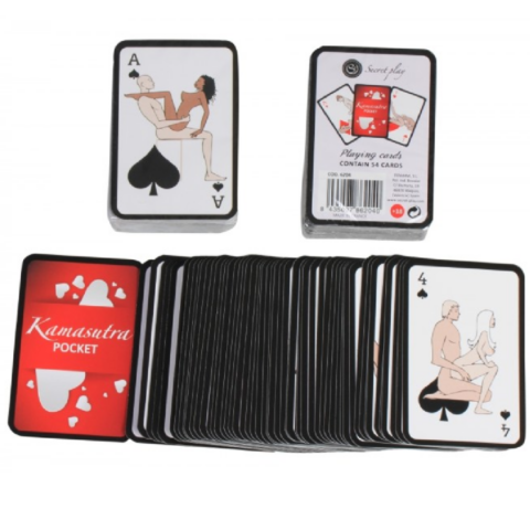 Cartes à jouer kamasutra de poche (es/en/pt/it/fr/de)