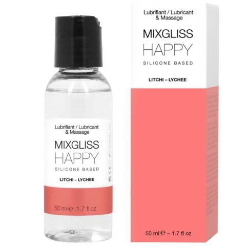 Lubrifiant silicone happy litchi 50 ML — MIXGLISS