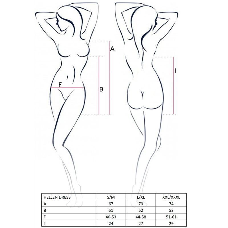 Femme hellen robe et string taille S/M — PASSION, vue 2