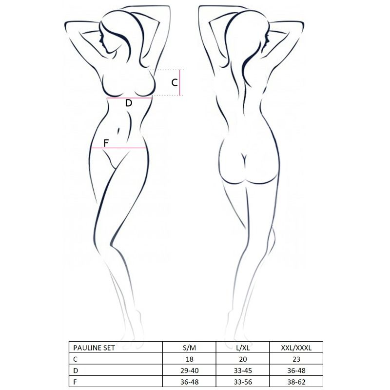 Femme pauline ensemble 3 pièces taille S/M — PASSION, vue 3