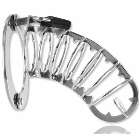 Cage pénis avec serrure de sécurité 14 CM — METAL HARD