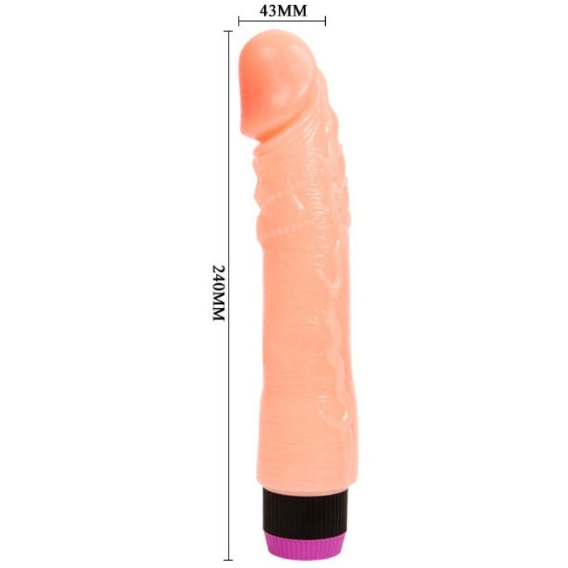 Vibrateur naturel flexible réaliste 24 CM — BAILE, vue 5