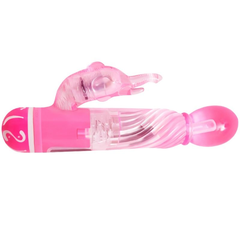 Vibrateur multivitesses avec stimulateur rose — BAILE, vue 4